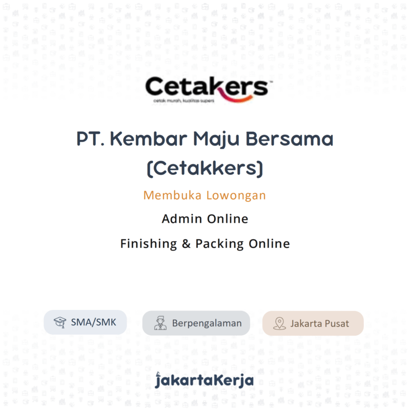 PT. Kembar Maju Bersama (Cetakers)