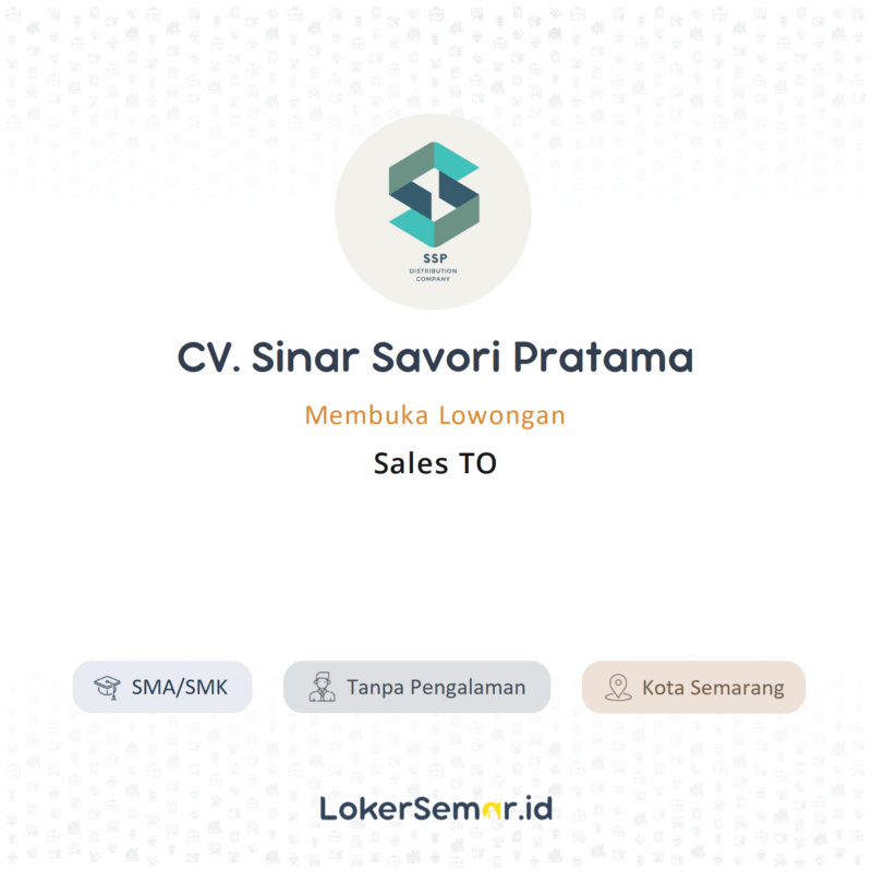 CV. Sinar Savori Pratama