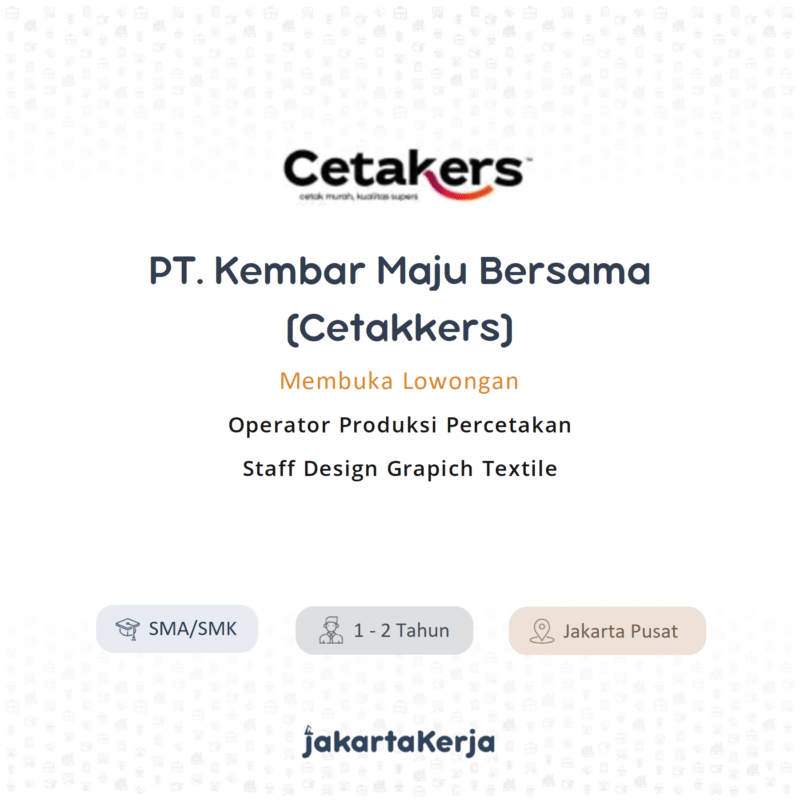 PT. Kembar Maju Bersama (Cetakers)