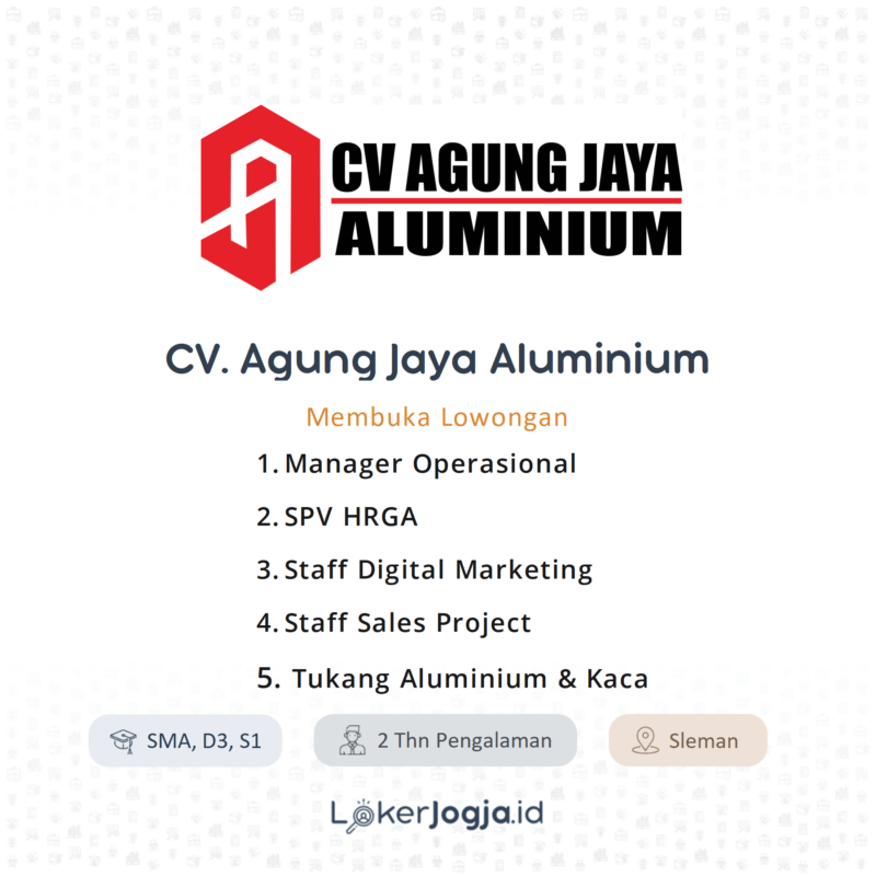 CV. Agung Jaya Aluminium