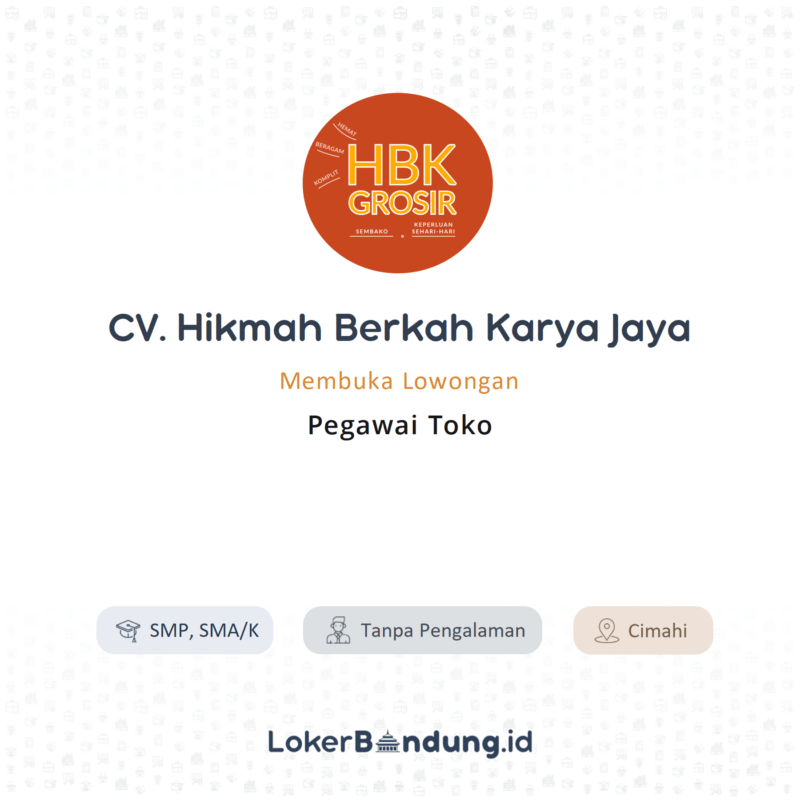 CV. Hikmah Berkah Karya Jaya