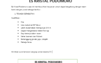 Es Kristal Podomoro
