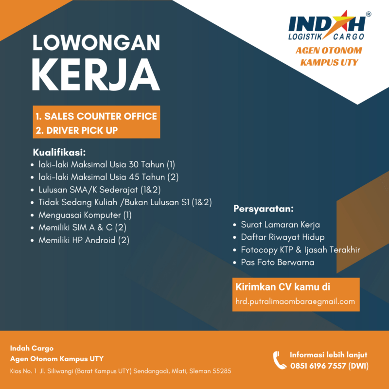 Indah Logistik Cargo Agen Otonom Kampus UTY