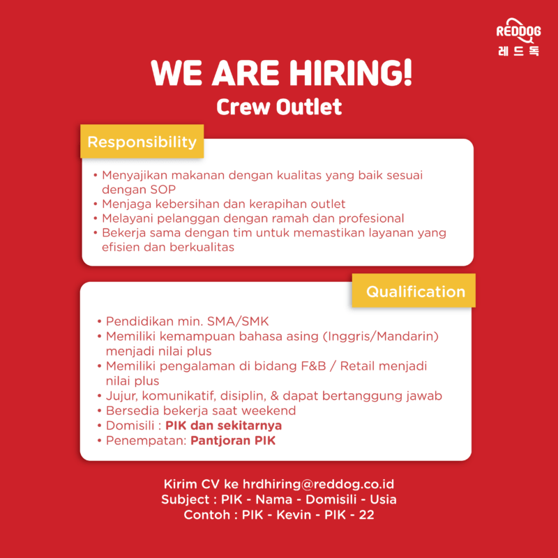 PT. Bighot Restaurant Indonesia (Reddog)