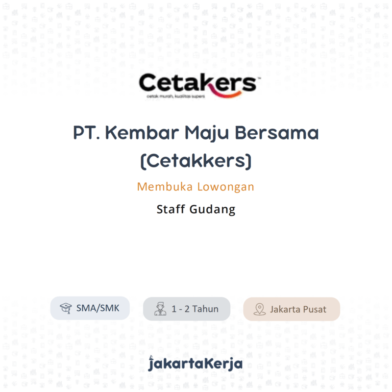 PT. Kembar Maju Bersama (Cetakers)