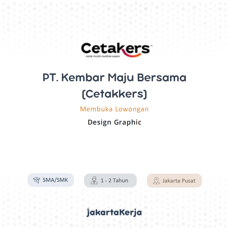 PT. Kembar Maju Bersama (Cetakers)