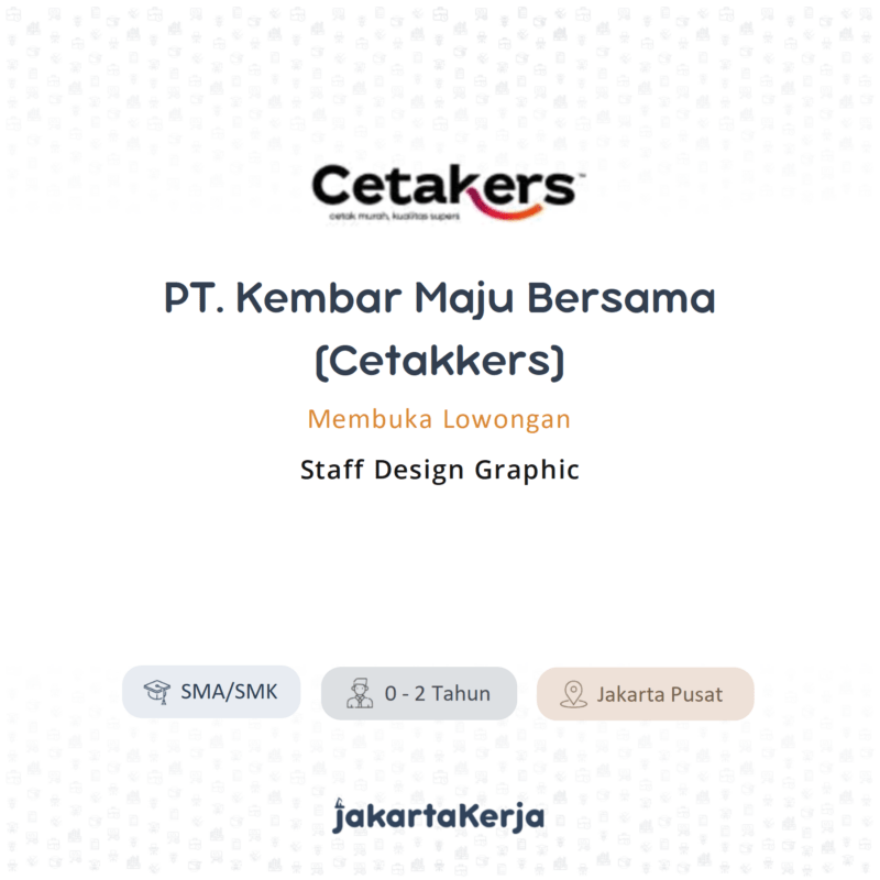 PT. Kembar Maju Bersama (Cetakers)