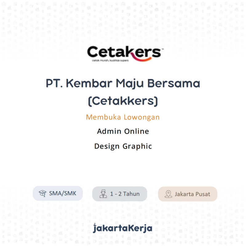 PT. Kembar Maju Bersama (Cetakers)