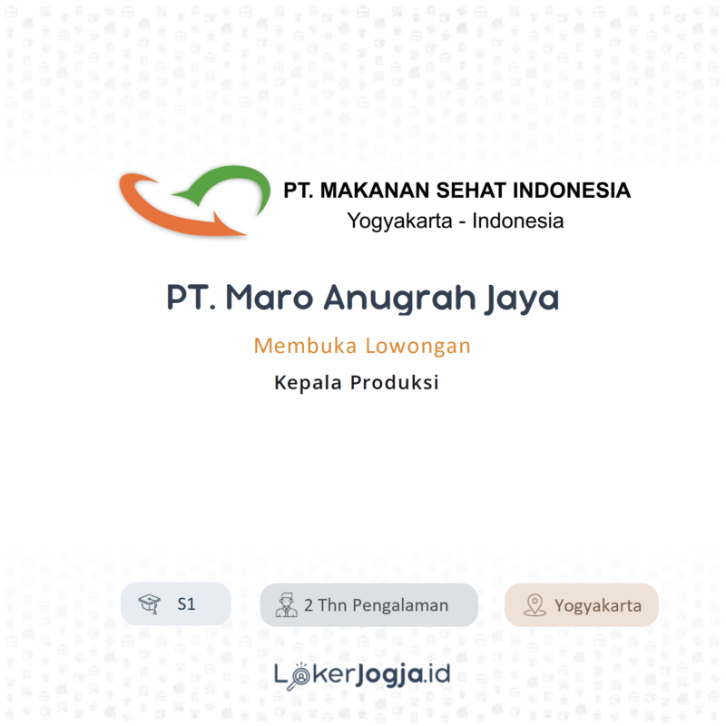PT. Maro Anugrah Jaya