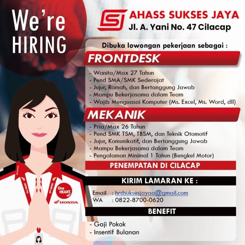 AHASS Sukses Jaya Cilacap