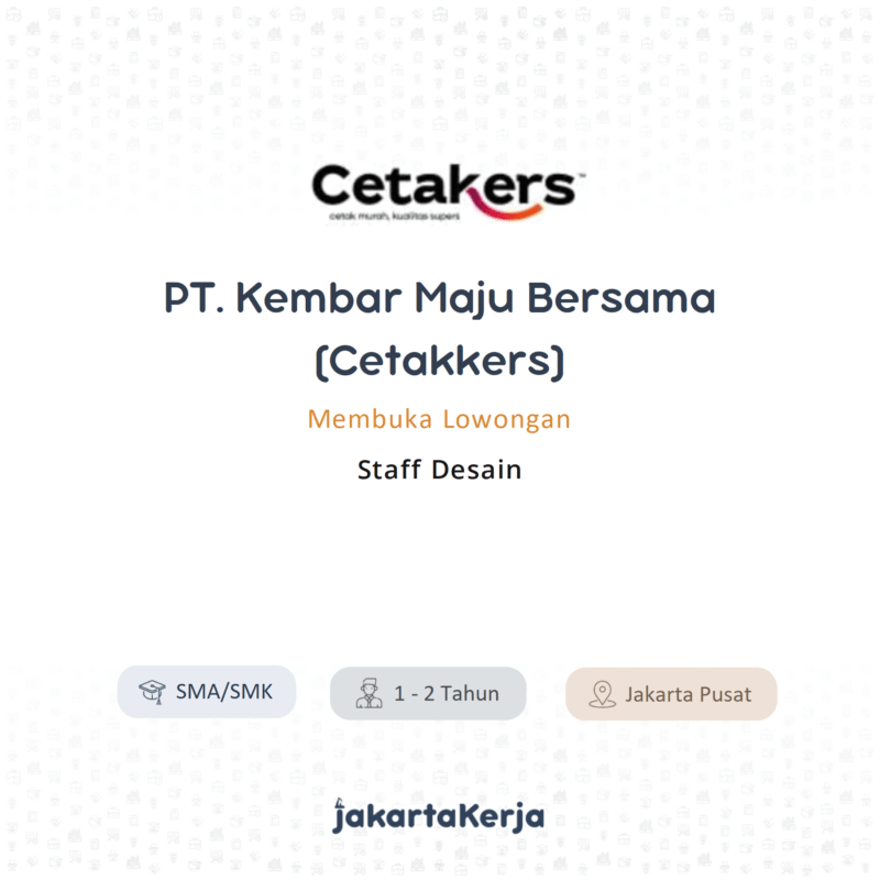 PT. Kembar Maju Bersama (Cetakers)