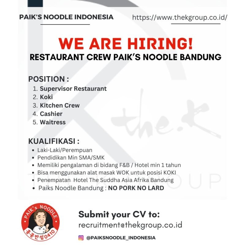 PT. Nuansa Cipta International (Paik's Noodle Indonesia)