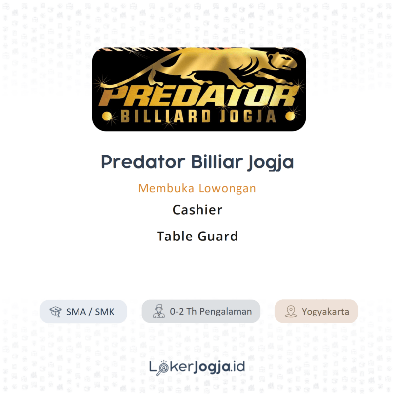 Predator Billiard Jogja