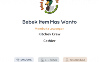 Bebek Item Mas Wanto