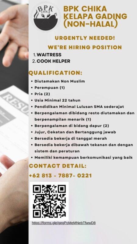 PT. Indo Boga Kencana (BPK Chika Kelapa Gading)