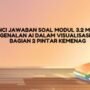 Kunci Sukses Modul 3.2: Mengenal AI dalam Visualisasi Data - Bagian 2 Pintar Kemenag