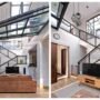Desain Rumah Modern yang Menyatu dengan Alam Lewat Atap Kaca Transparan