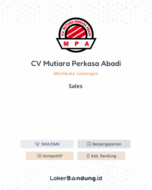 CV Mutiara Perkasa Abadi
