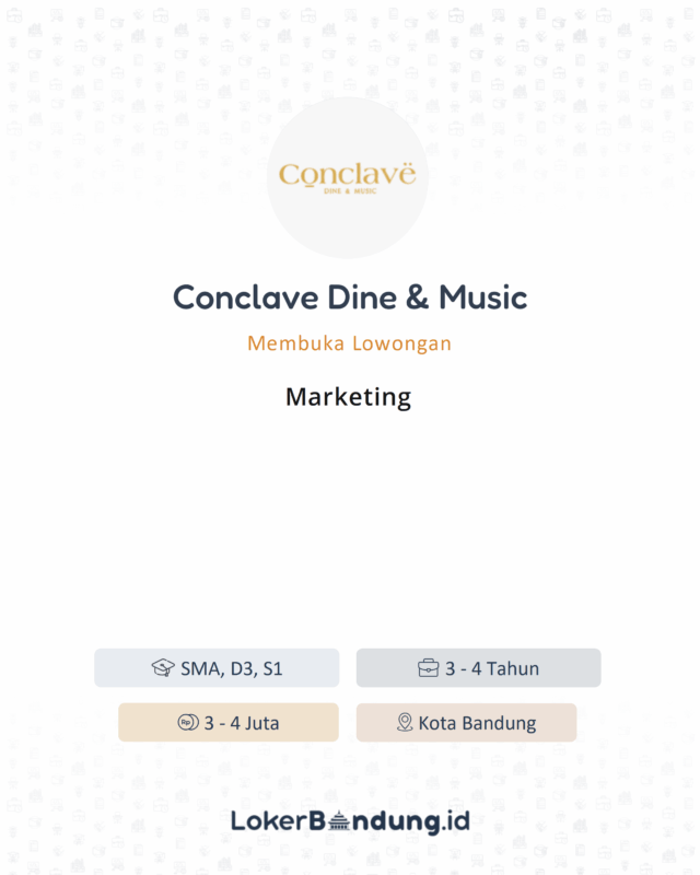 Conclave Dine & Music