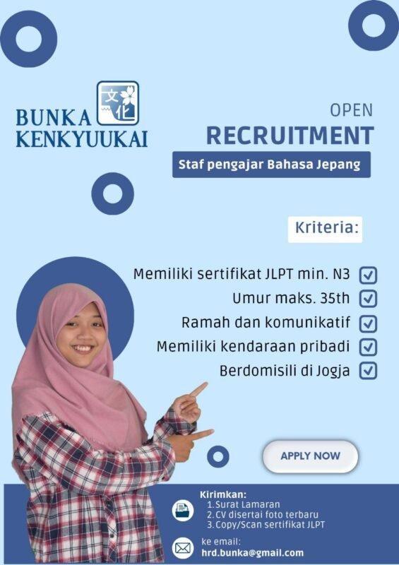 Kursus Bahasa Jepang Yayasan Bunka Kenkyuukai