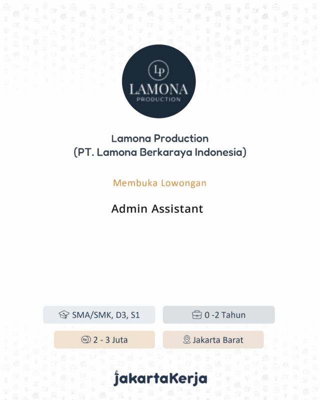 Lamona Production (PT. Lamona Berkaraya Indonesia)