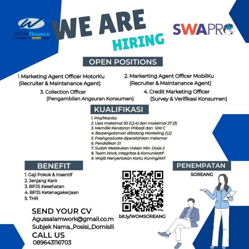 PT. Wahana Ottomitra Multiartha (WOM) Cabang Setiabudi & Soreang