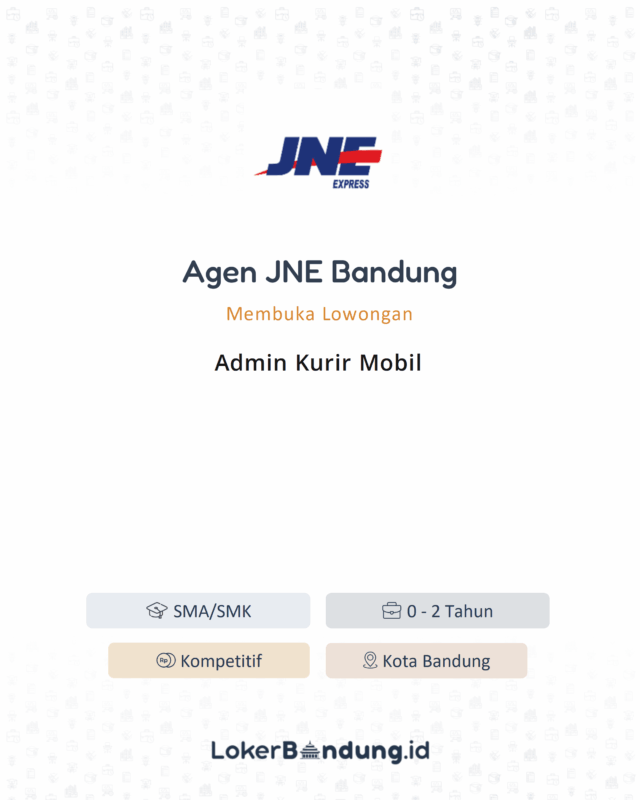 Agen JNE Bandung