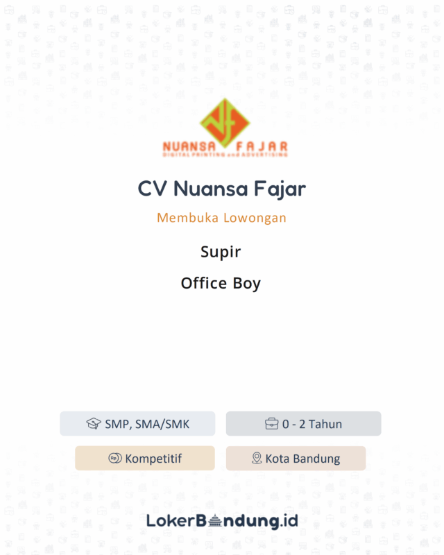 CV Nuansa Fajar