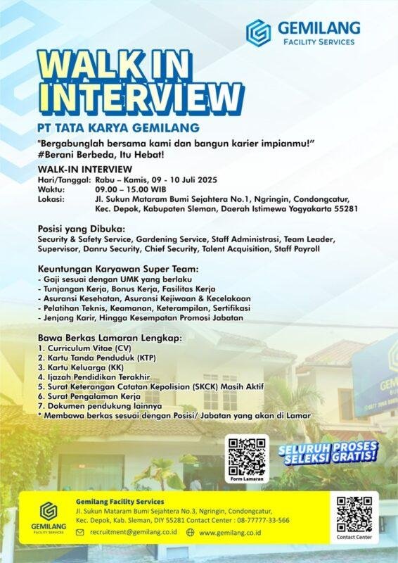 Gemilang Facility Services (PT. Tata Karya Gemilang)