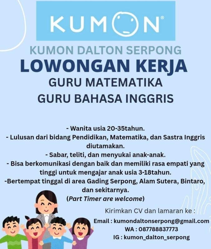 Kumon Dalton Summarecon Serpong