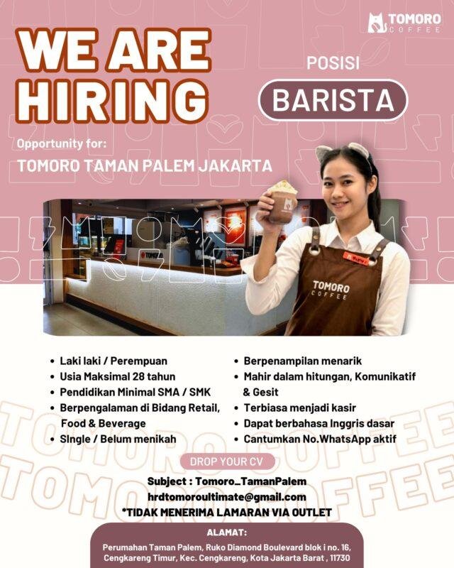 Tomoro Coffee Taman Palem